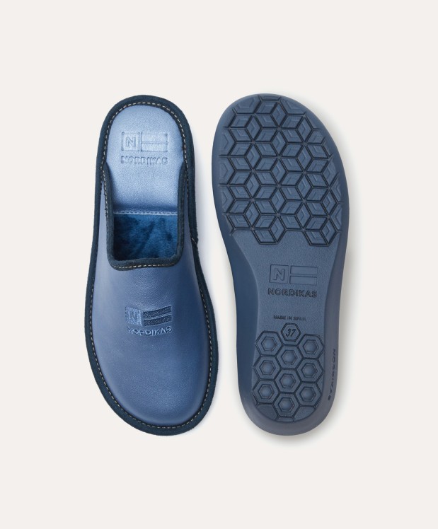 nordikas ZAPATILLAS DE CASA MUJER NACARADO AZUL PLOMO Limitado a 3 días