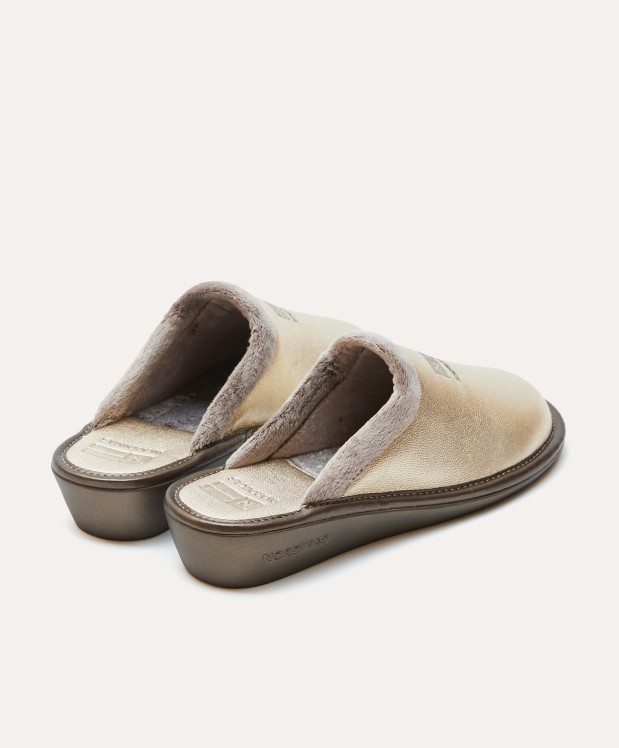 nordikas ZAPATILLAS DE CASA MUJER METALIC PLATINO Precios de Black Friday