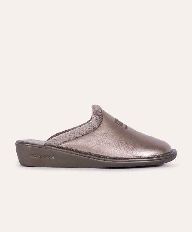 nordikas ZAPATILLAS DE CASA MUJER METALIC ONYX