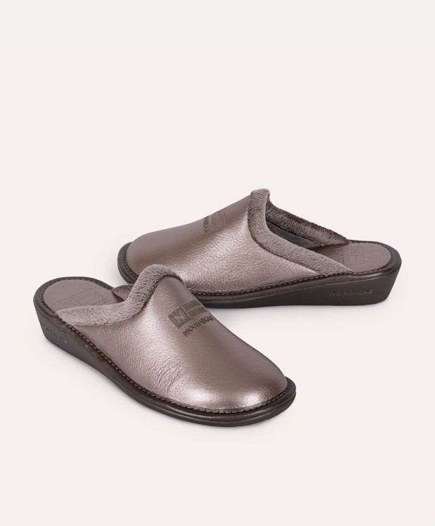 nordikas ZAPATILLAS DE CASA MUJER METALIC ONYX En oferta