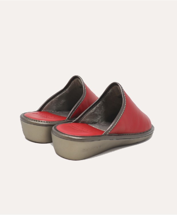nordikas ZAPATILLAS DE CASA MUJER DUBLIN ROJO Libre de impuestos