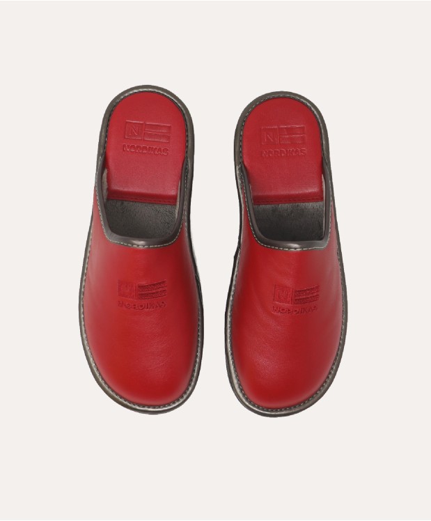 nordikas ZAPATILLAS DE CASA MUJER DUBLIN ROJO Libre de impuestos