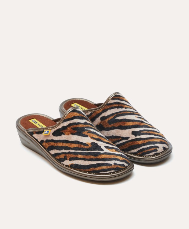 nordikas ZAPATILLAS DE CASA MUJER TANZANIA MARRON Última moda