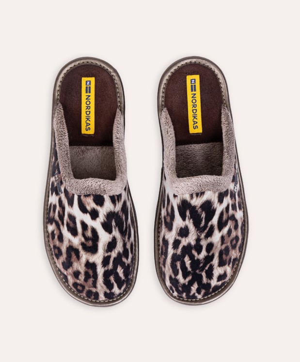 nordikas ZAPATILLAS DE CASA MUJER LINCE MARRON Ofertas de temporada
