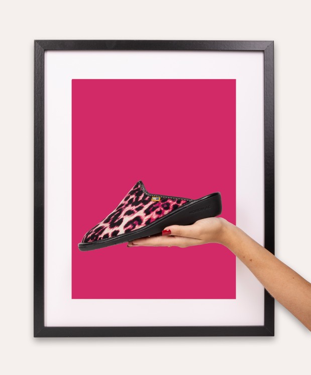 nordikas ZAPATILLAS DE CASA MUJER LINCE FRESA Ofertas especiales