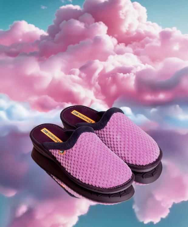 nordikas ZAPATILLAS DE CASA MUJER ANDES MALVA Precio ultrabajo