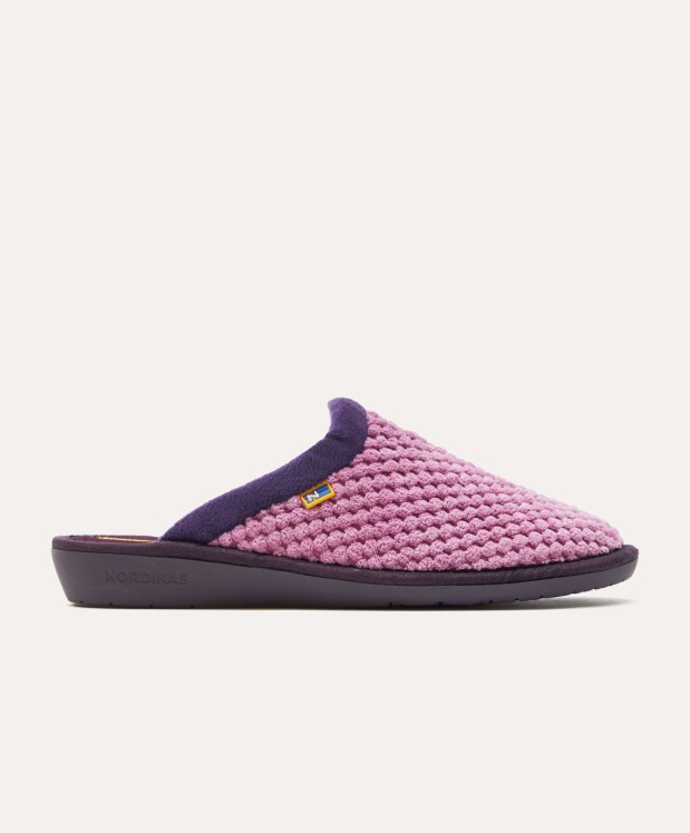 nordikas ZAPATILLAS DE CASA MUJER ANDES MALVA Precio ultrabajo