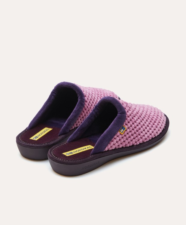 nordikas ZAPATILLAS DE CASA MUJER ANDES MALVA Precio ultrabajo