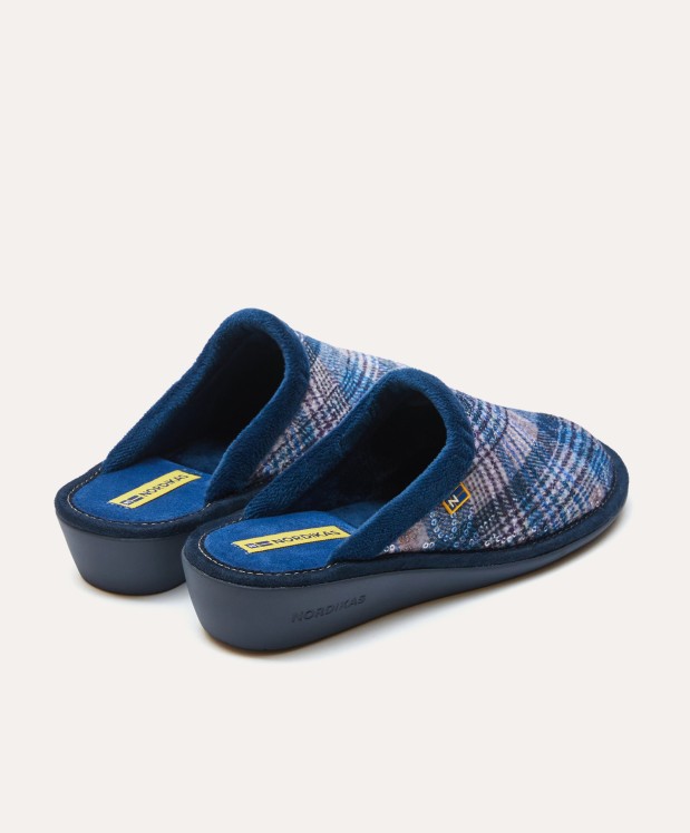 nordikas ZAPATILLAS DE CASA MUJER LONDON AZUL Devoluciones gratuitas