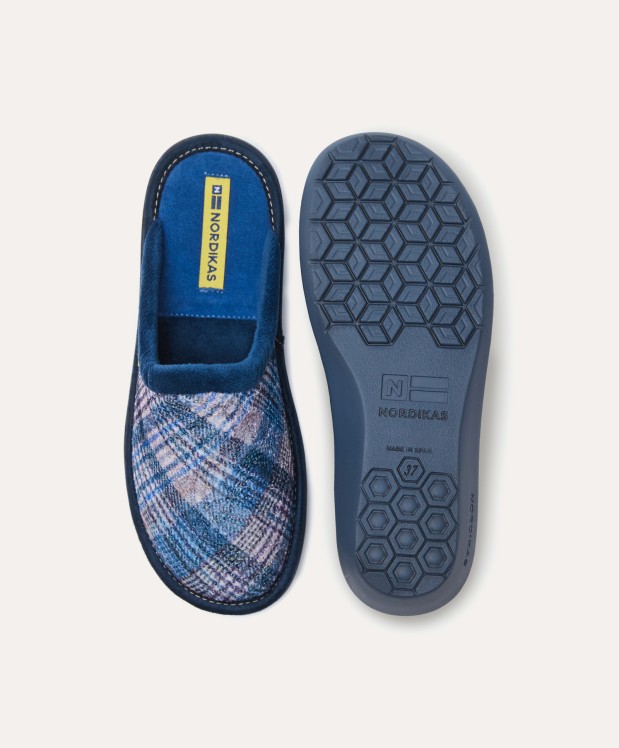 nordikas ZAPATILLAS DE CASA MUJER LONDON AZUL Devoluciones gratuitas