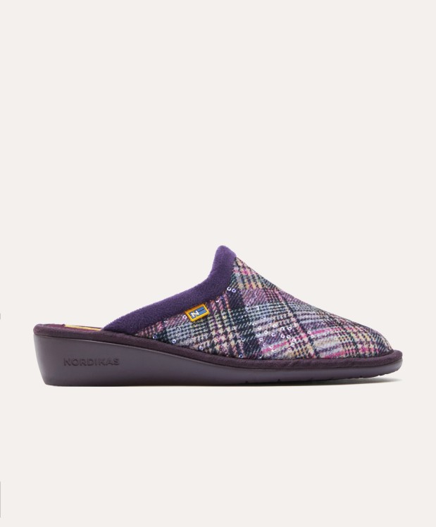 nordikas ZAPATILLAS DE CASA MUJER LONDON MORADO 2025