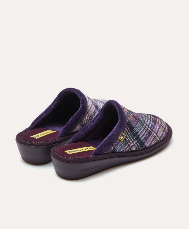 nordikas ZAPATILLAS DE CASA MUJER LONDON MORADO 2025