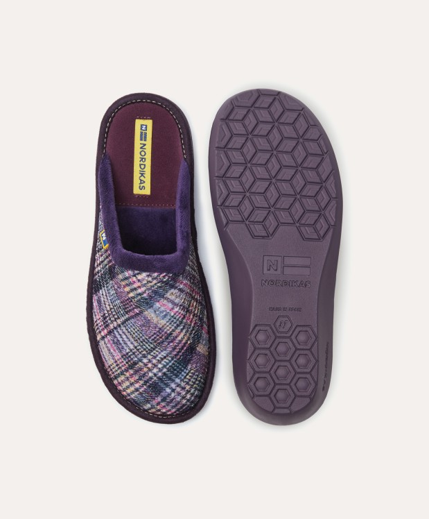 nordikas ZAPATILLAS DE CASA MUJER LONDON MORADO 2025