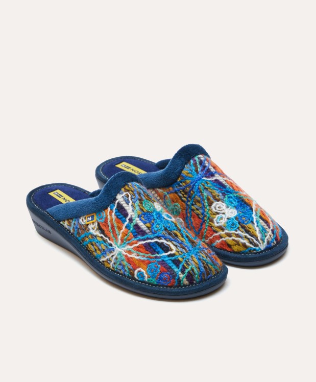 nordikas ZAPATILLAS DE CASA MUJER TEQUILA AZUL Rebajas