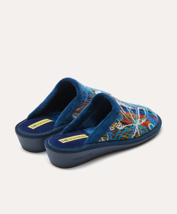 nordikas ZAPATILLAS DE CASA MUJER TEQUILA AZUL Rebajas