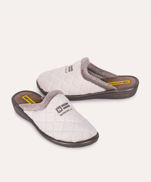nordikas ZAPATILLAS DE CASA MUJER ALPINO BEIGE Tienda