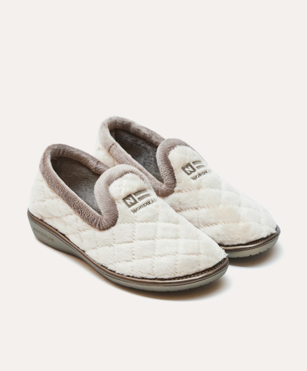 nordikas ZAPATILLAS DE CASA MUJER ALPINO BEIGE Liquidación