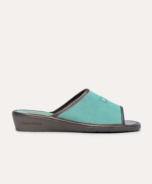 nordikas ZAPATILLAS DE CASA MUJER AFELPADO MENTA Mejor oferta