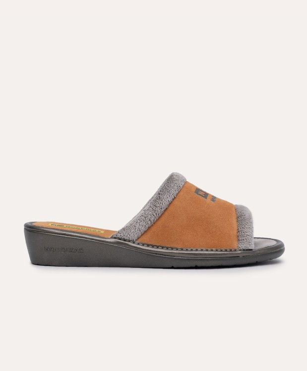 nordikas ZAPATILLAS DE CASA MUJER AFELPADO NARANJA Rebajas top