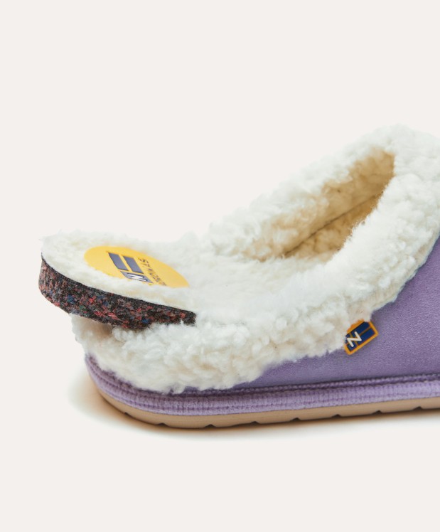 nordikas ZAPATILLAS DE CASA MUJER AFELPADO LILA Último día