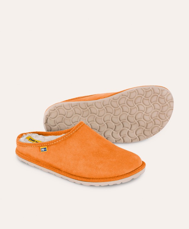 nordikas ZAPATILLAS DE CASA MUJER AFELPADO NARANJA Solo hoy