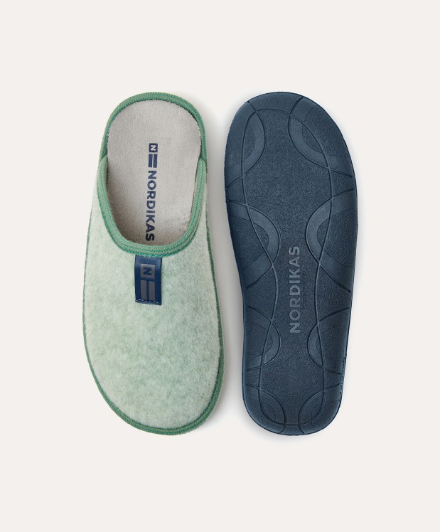 nordikas ZAPATILLAS DE CASA MUJER TIROL ESMERALDA Envío internacional gratuito
