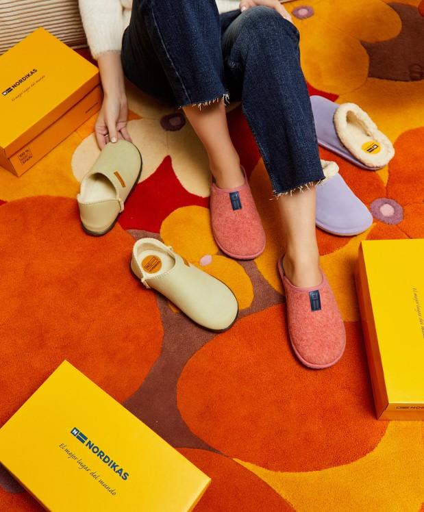 nordikas ZAPATILLAS DE CASA MUJER TIROL CORAL Precios de Black Friday