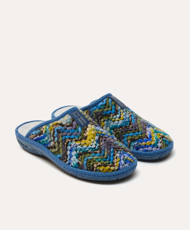 nordikas ZAPATILLAS DE CASA MUJER ANDINO AZUL Ofertas de temporada
