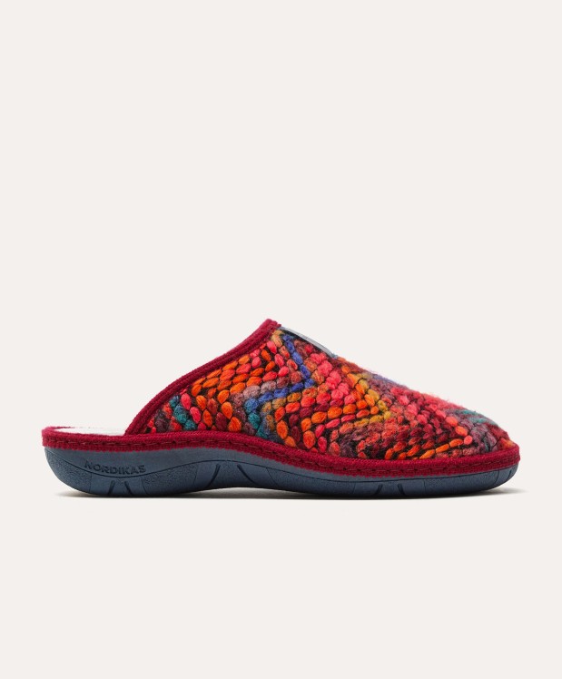 nordikas ZAPATILLAS DE CASA MUJER ANDINO RUBI