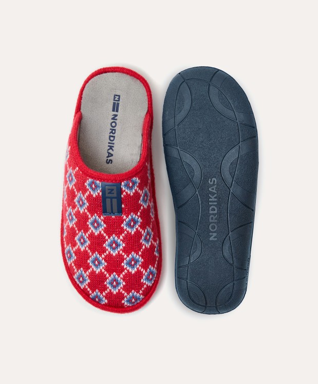 nordikas ZAPATILLAS DE CASA MUJER CERLER FRESA Rebajas de fin de temporada