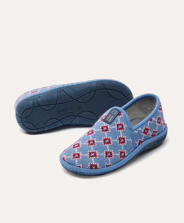 nordikas ZAPATILLAS DE CASA MUJER CERLER CELESTE Precio ultrabajo