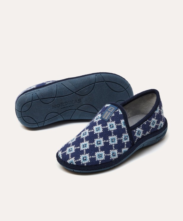 nordikas ZAPATILLAS DE CASA MUJER CERLER MARINO Devoluciones gratuitas