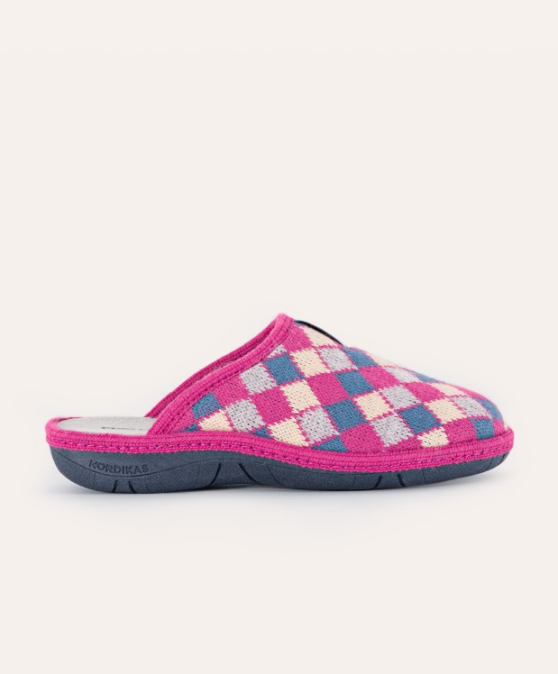 nordikas ZAPATILLAS DE CASA MUJER ARLEQUIN FRESA 2025