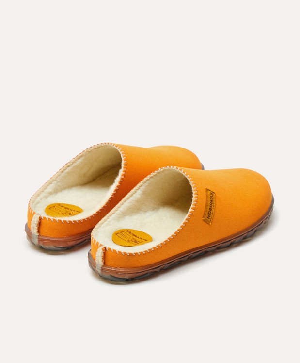 nordikas ZAPATILLAS DE CASA MUJER ECO SUEDE ORANGE Rebajas