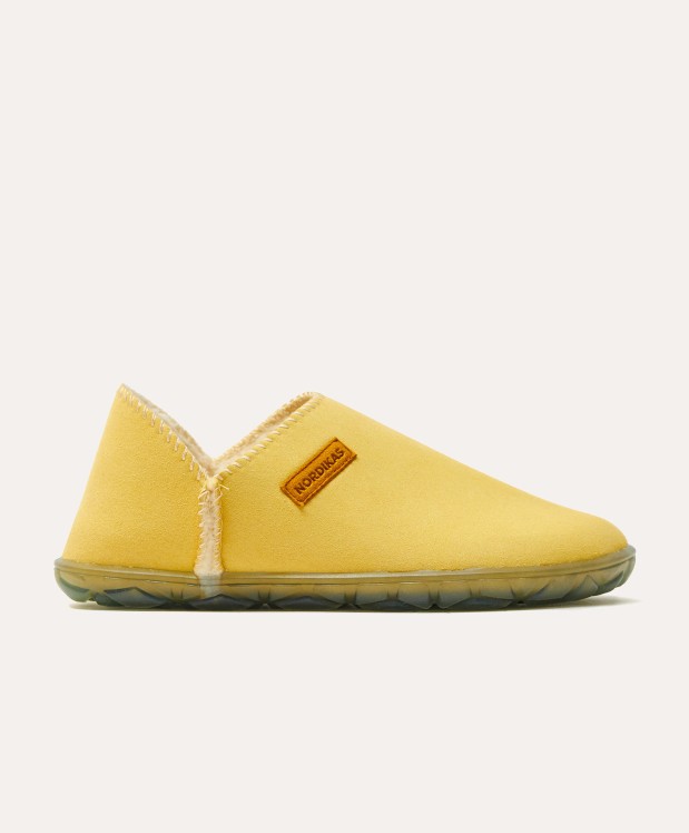 nordikas ZAPATILLAS DE CASA MUJER ECO SUEDE YELLOW Venta caliente