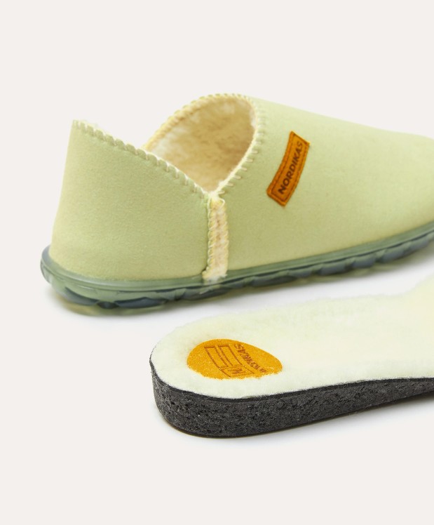 nordikas ZAPATILLAS DE CASA MUJER ECO SUEDE SALVIA En oferta