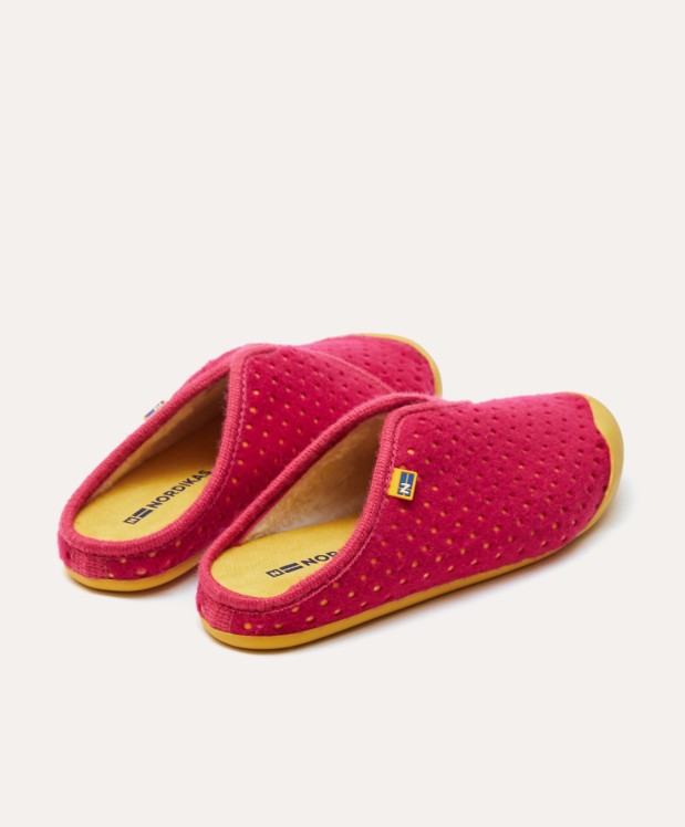 nordikas ZAPATILLAS DE CASA MUJER PUNTINI FRESA Rebajas de fábrica
