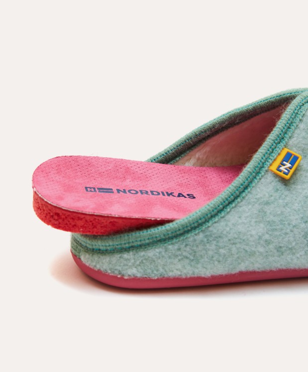 nordikas ZAPATILLAS DE CASA MUJER VIENA ESMERALDA Tienda