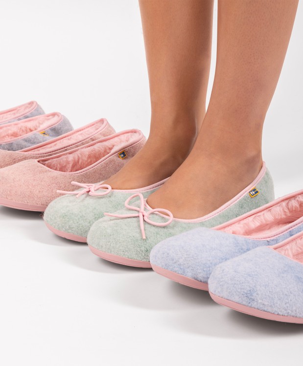 nordikas ZAPATILLAS DE CASA MUJER VIENA ESMERALDA ÚLTIMAS EDICIONES