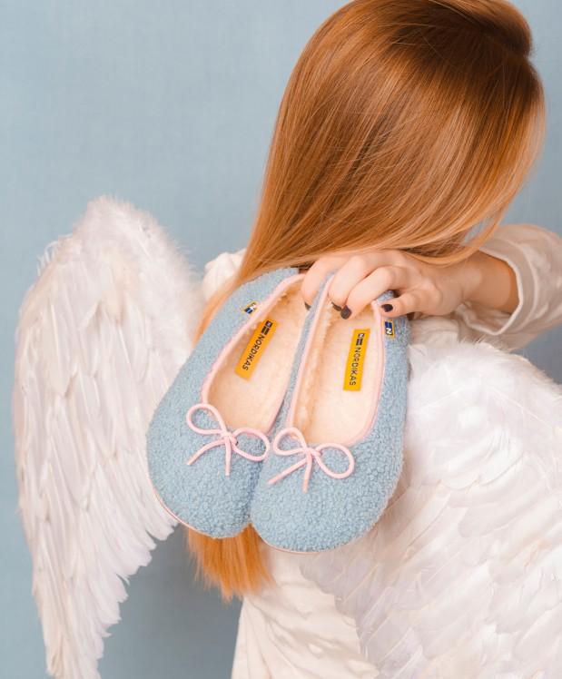 nordikas ZAPATILLAS DE CASA MUJER TEDDY CELESTE Precio de fábrica