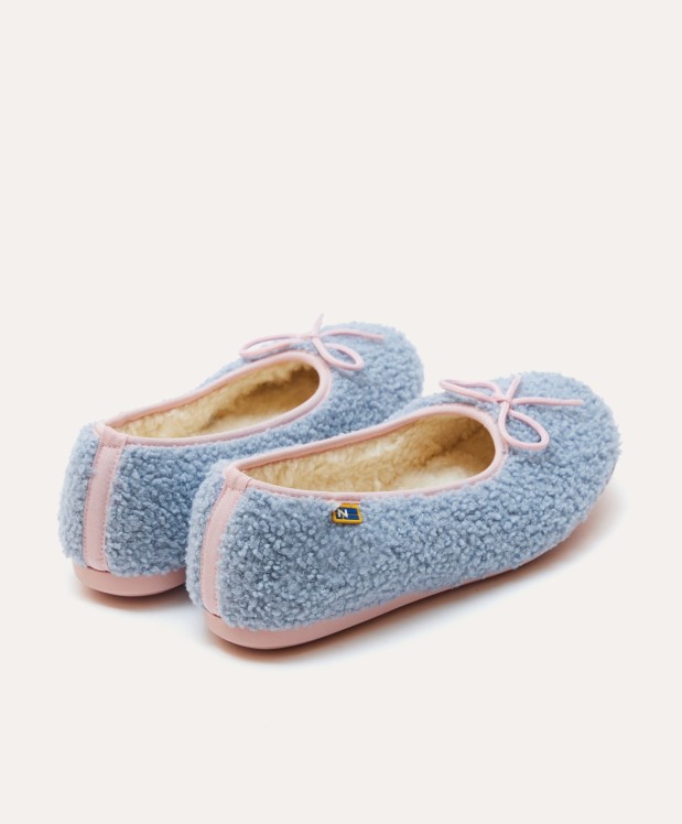 nordikas ZAPATILLAS DE CASA MUJER TEDDY CELESTE Precio de fábrica