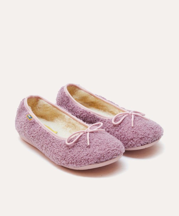 nordikas ZAPATILLAS DE CASA MUJER TEDDY MALVA Promoción por tiempo limitado