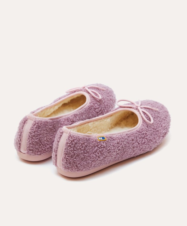 nordikas ZAPATILLAS DE CASA MUJER TEDDY MALVA Promoción por tiempo limitado