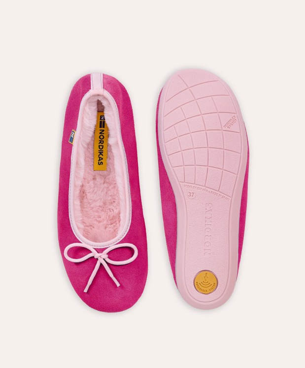 nordikas ZAPATILLAS DE CASA MUJER AFELPADO FRESA Solo hoy