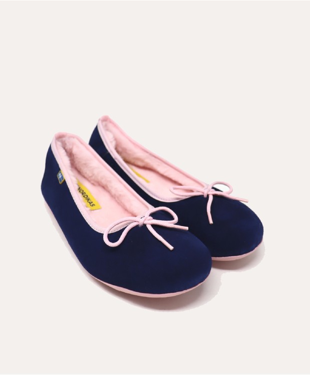 nordikas ZAPATILLAS DE CASA MUJER AFELPADO INDICO Oferta especial de fábrica