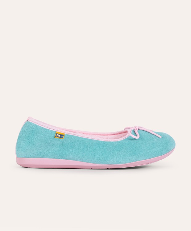nordikas ZAPATILLAS DE CASA MUJER AFELPADO MENTA Promoción trimestral