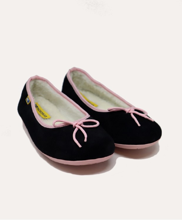 nordikas ZAPATILLAS DE CASA MUJER AFELPADO NEGRO Solo queda un día