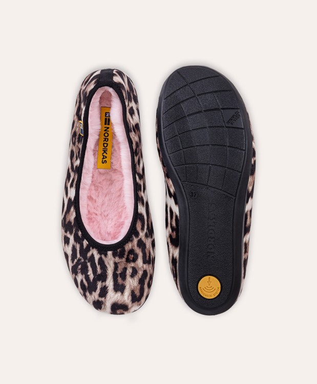nordikas ZAPATILLAS DE CASA MUJER LINCE MARRON Superdescuento