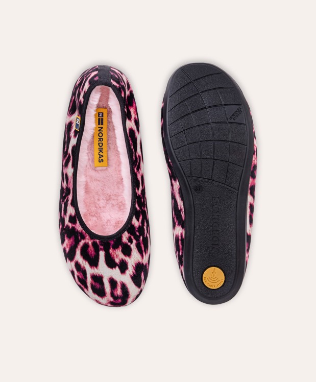 nordikas ZAPATILLAS DE CASA MUJER LINCE FRESA Grandes descuentos