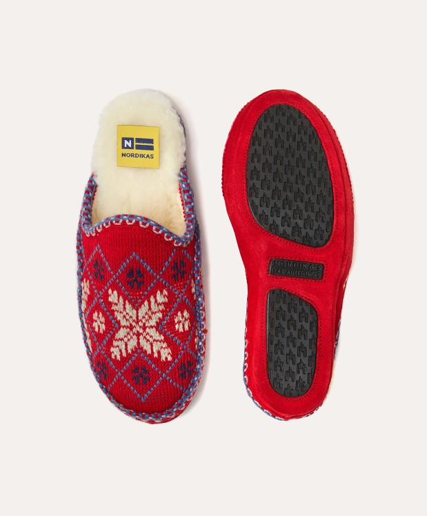 nordikas ZAPATILLAS DE CASA MUJER SNOW ROJO Limitado a 3 días